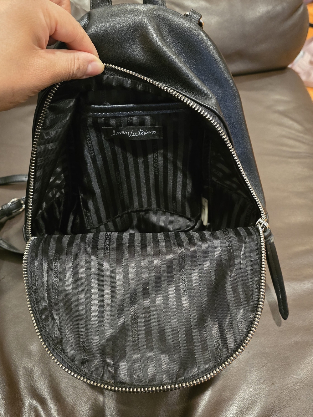 Victoria's Secret Black Studded Mini Backpack - Picture 9 of 9